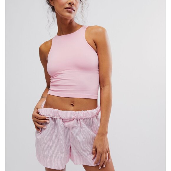 FREE PEOPLE Clean Lines Cami / Candy Pink - Picture 1 of 6